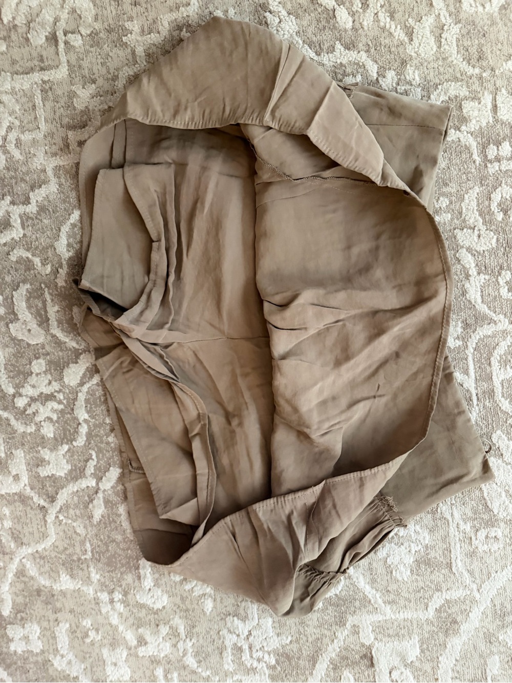 ZARA Beige Women's Mini Skort - Picture 4 of 4